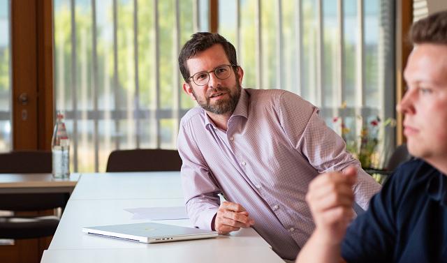 Tom Girardin (à gauche) et Gilles Fluhe (à droite)