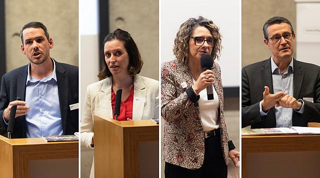Nicolas Domenjoud, Laetitia Georgel, Laurence Graff et Stanislas Faure.