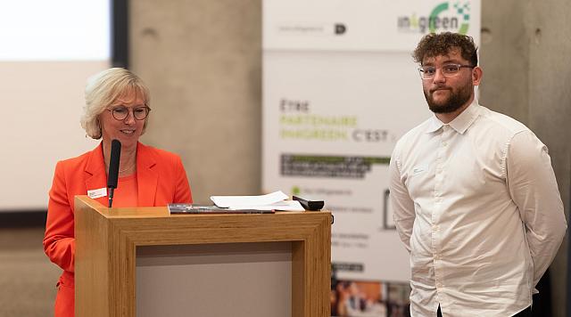 Nicola Heckner et Lucas Liégeois.