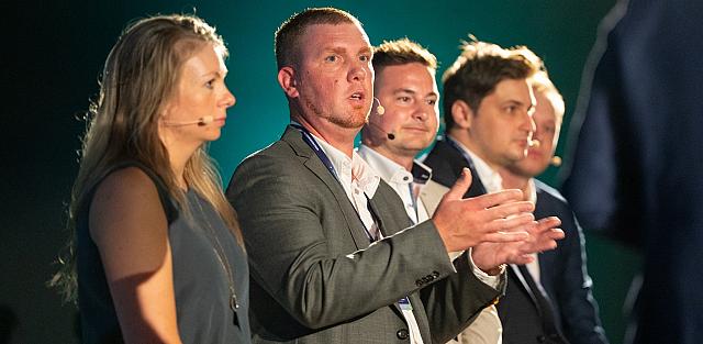 Elena Trost-Le-Doeuff, Dominique Schandeler, Charel Vandivinit, Emile Weber Jr. et Philippe Heinisch.