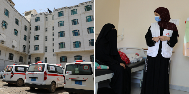 Éducation sanitaire au centre de nutrition thérapeutique (ITFC) de MSF