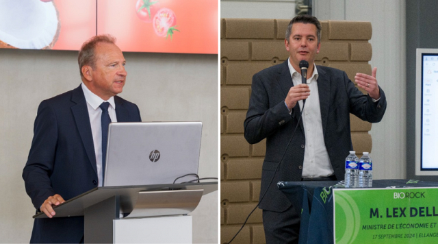 Gilles Roth, ministre des Finances et Lex Delles, ministre de l'Économie, des PME, de l'Énergie et du Tourisme