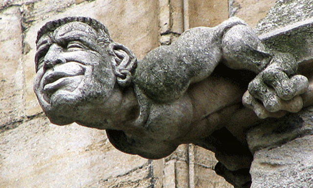 Les gargouilles de la Cathédrale d'Ely, Cambridge.