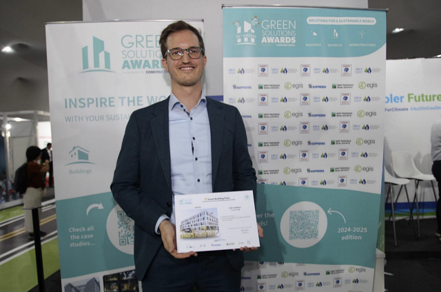 Steve Hoscheit, chef de mission adjoint à l'ambassade du Luxembourg à Brasilia à la cérémonie de remise des prix