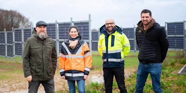 Patrick Jeitz, Morgane Pellae, Yann Arzani et Daniel Lentz