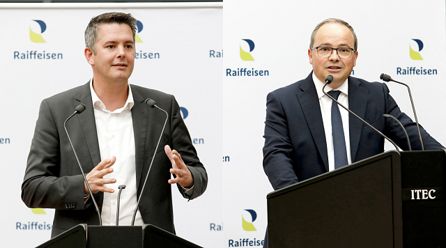 Lex Delles et Laurent Zahles ont pris la parole lors de la présentation du projet photovoltaïque.