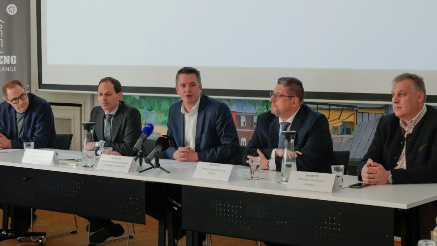 Présentation du futur « Handwierkerhaff » sur l'ancien site de Liberty Steel