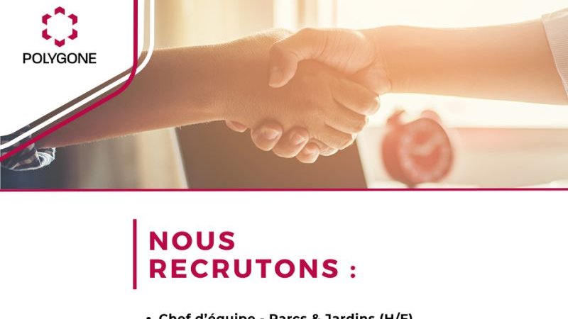 Ouvrier Espaces Verts (m/f) / Polygone