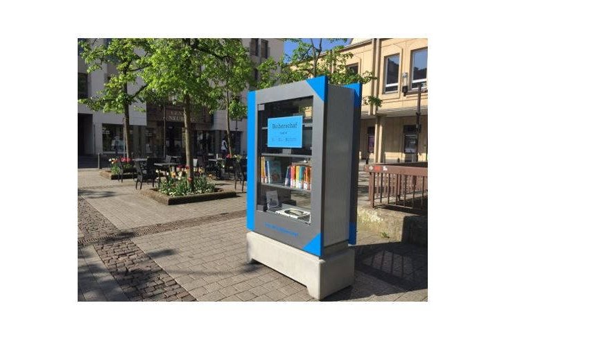 Bicherschaf : première armoire à livres en libre-service de la Ville de Luxembourg