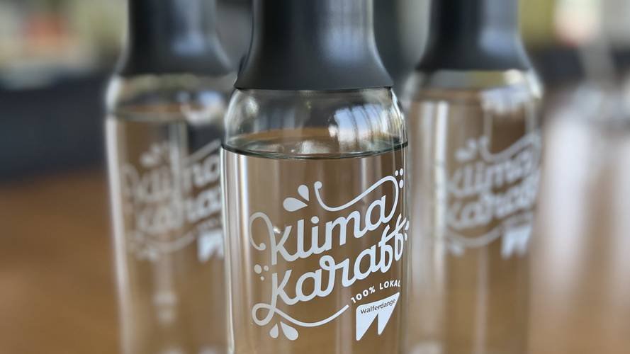 „Klima-Karaff“ : Leitungswasser für den Klimaschutz
