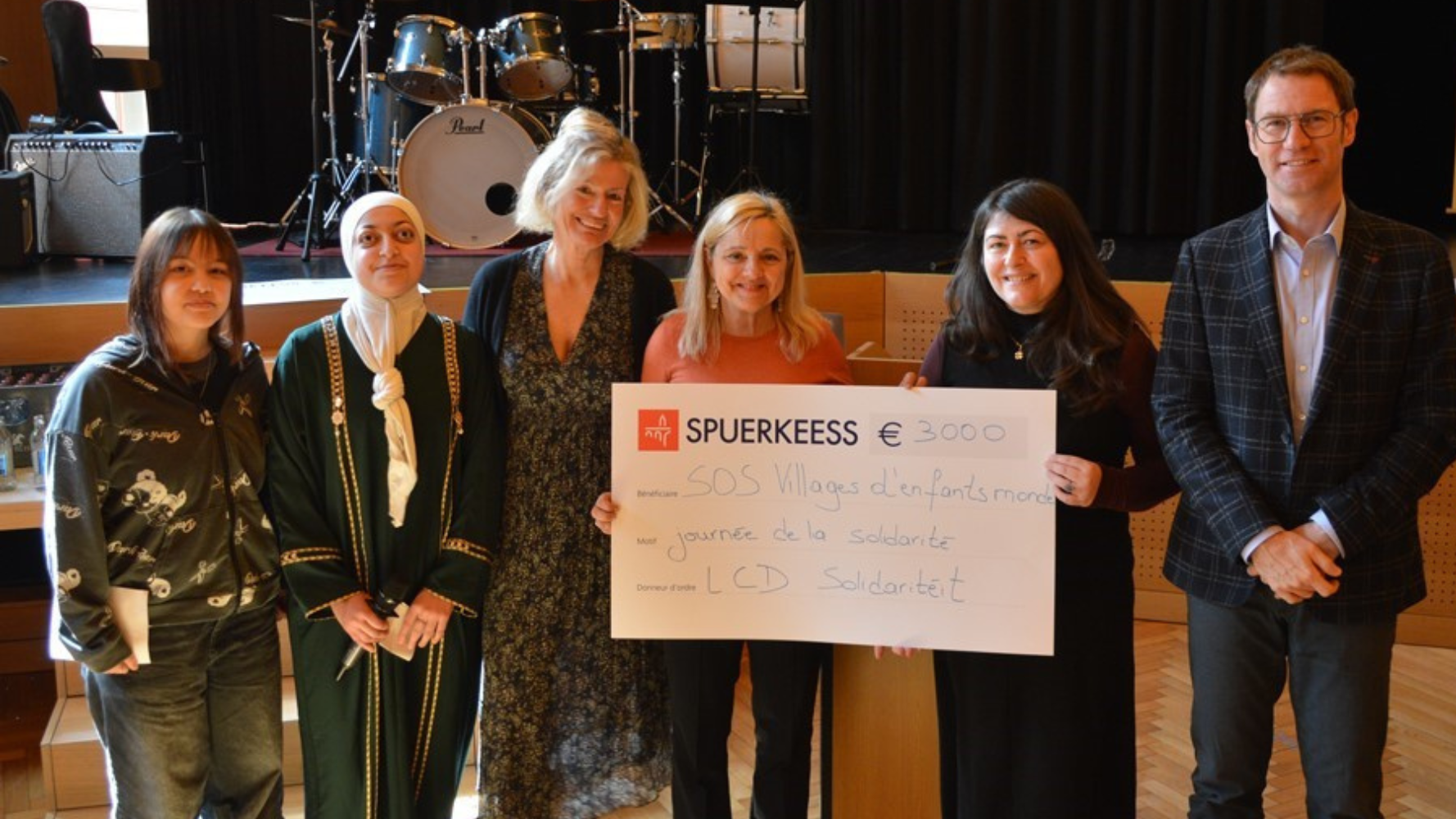 Journée de solidarité 2026 : 3.000 euros remis à SOS Villages d'Enfants Monde