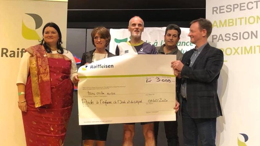 La Banque Raiffeisen soutient AEIN avec 3 000€
