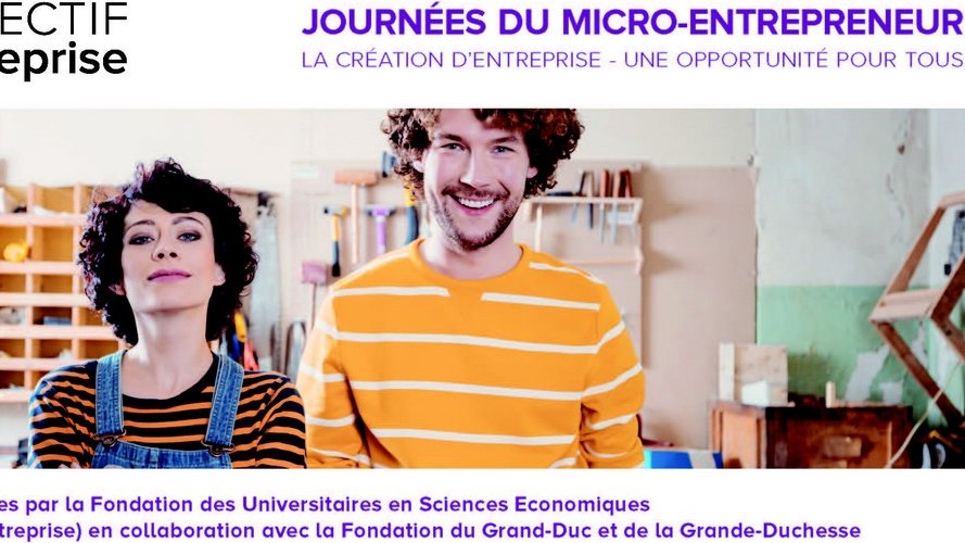 Journées du micro-entrepreneur : La création d'entreprise - une opportunité pour tous