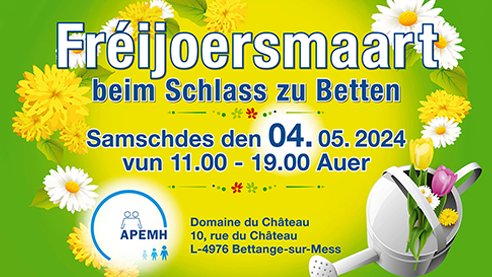 Fréijoersmaart beim Schlass zu Betten