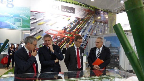 François Bausch au salon transport logistic à Munich
