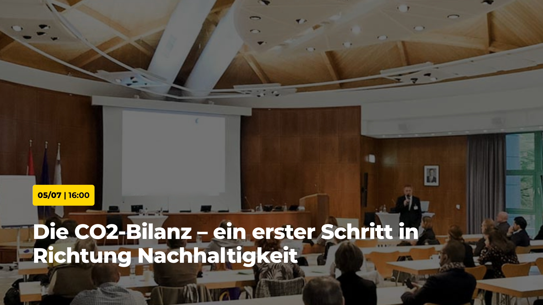 Die CO2-Bilanz – ein erster Schritt in Richtung Nachhaltigkeit