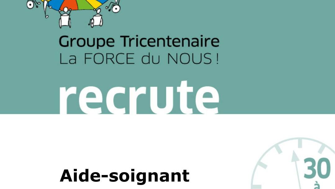 Aide-soignant (m/w/ng) / Le Tricentenaire a.s.b.l