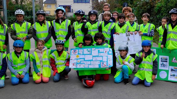 “Mam Vëlo an d'Schoul“ étendu aux écoles de Belair et de Cessange