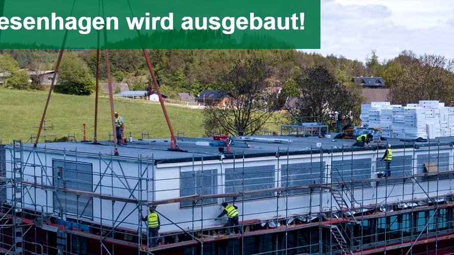 ALHO Bürogebäude am Standort Friesenhagen aufgestockt