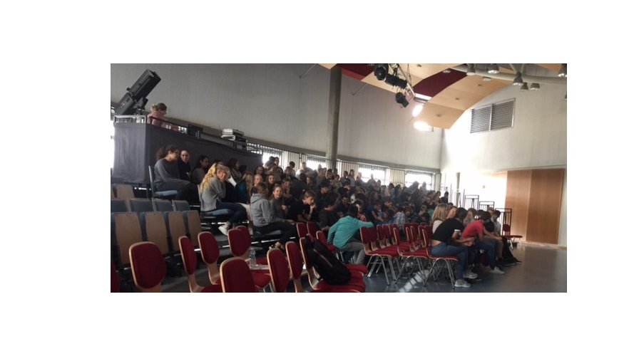 L'équipe PADEM sensibilise 120 élèves de l'International School of Luxembourg