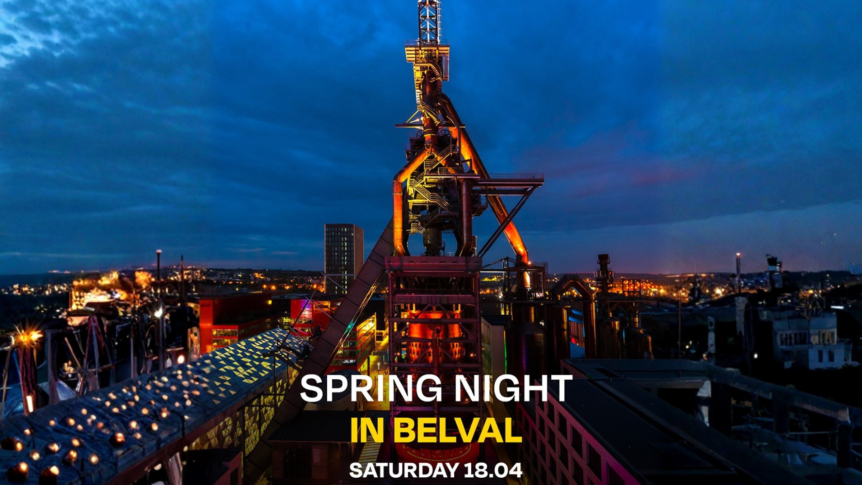 Spring night in Belval