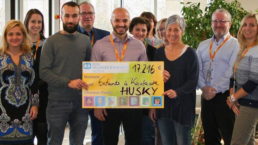 Husky solidaire de SOS Villages d'Enfants Monde