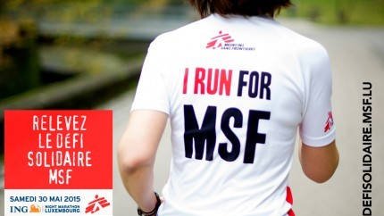DÉFI SOLIDAIRE MSF lors de l'ING Night Marathon Luxembourg !