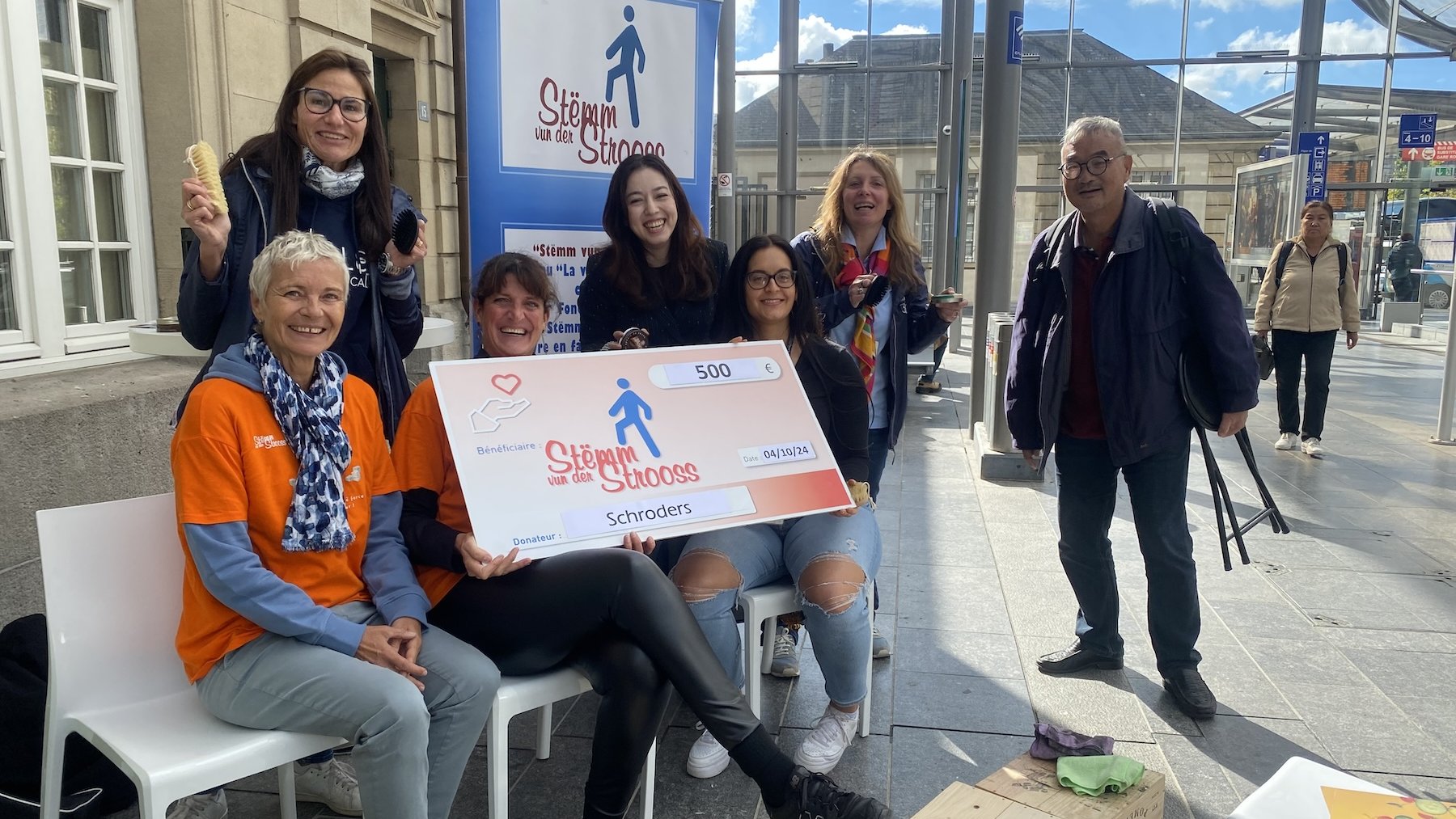 Soutien financier et moral pour les bénéficiaires de la Stëmm vun der Strooss