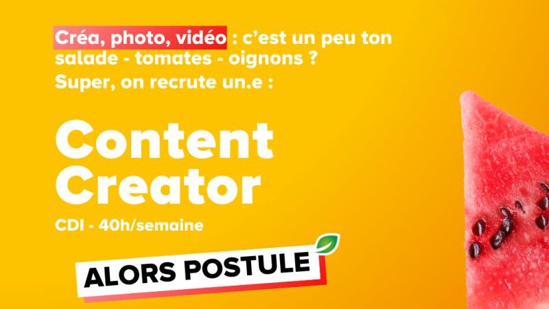 Content Creator (h/f) / Grosbusch