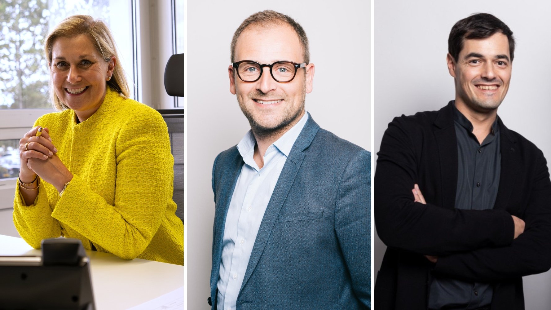 Miriam Eisenmenger, Sébastien Berthelot et Joe Malago