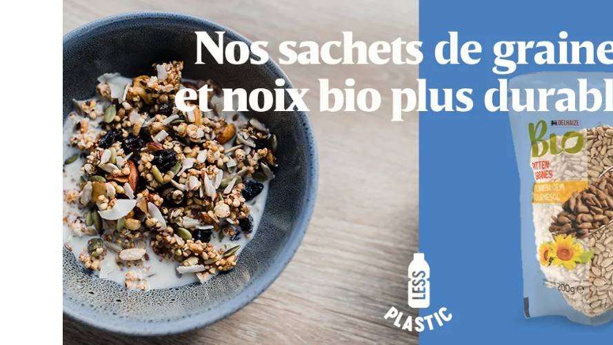 Des sachets de graines et noix bio plus durables
