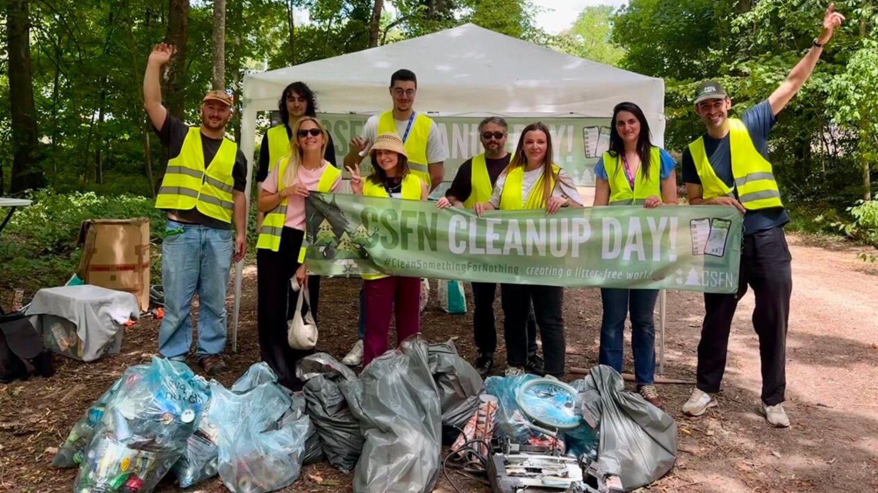 Fujitsu Luxembourg a récolté 31 kilos de déchets