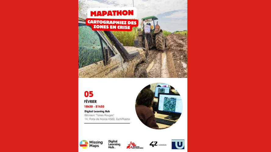 Inscrivez-vous au prochain mapathon de MSF !