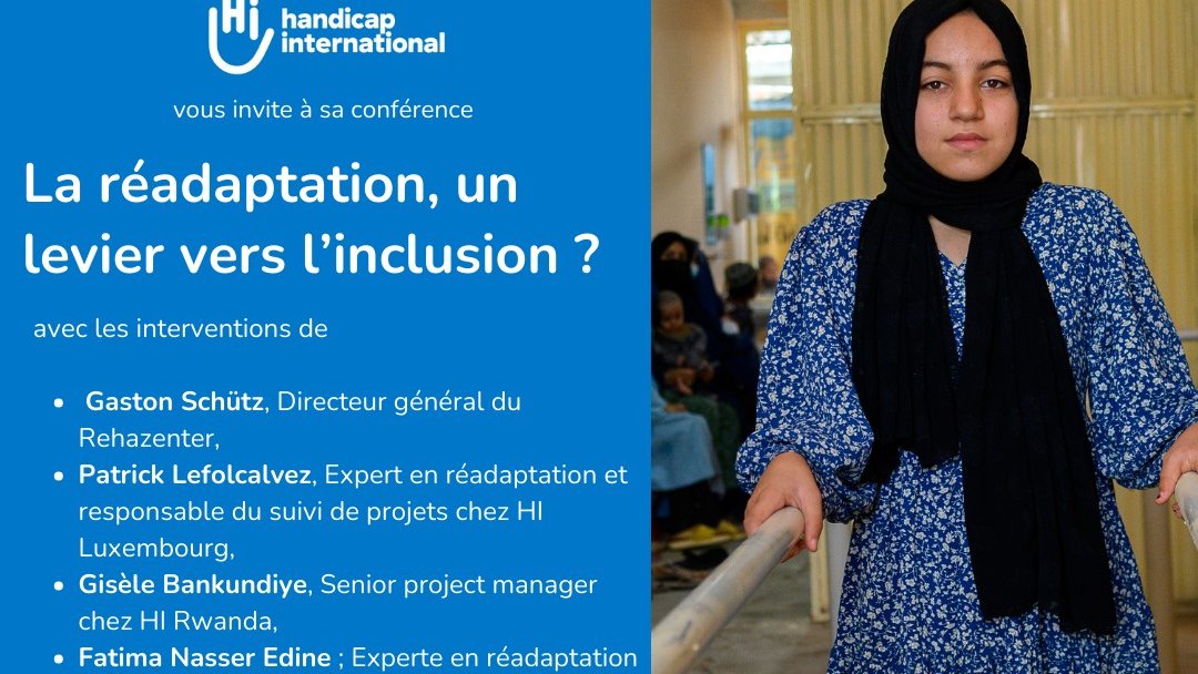 Conférence La réadaptation, un levier pour l'inclusion ?