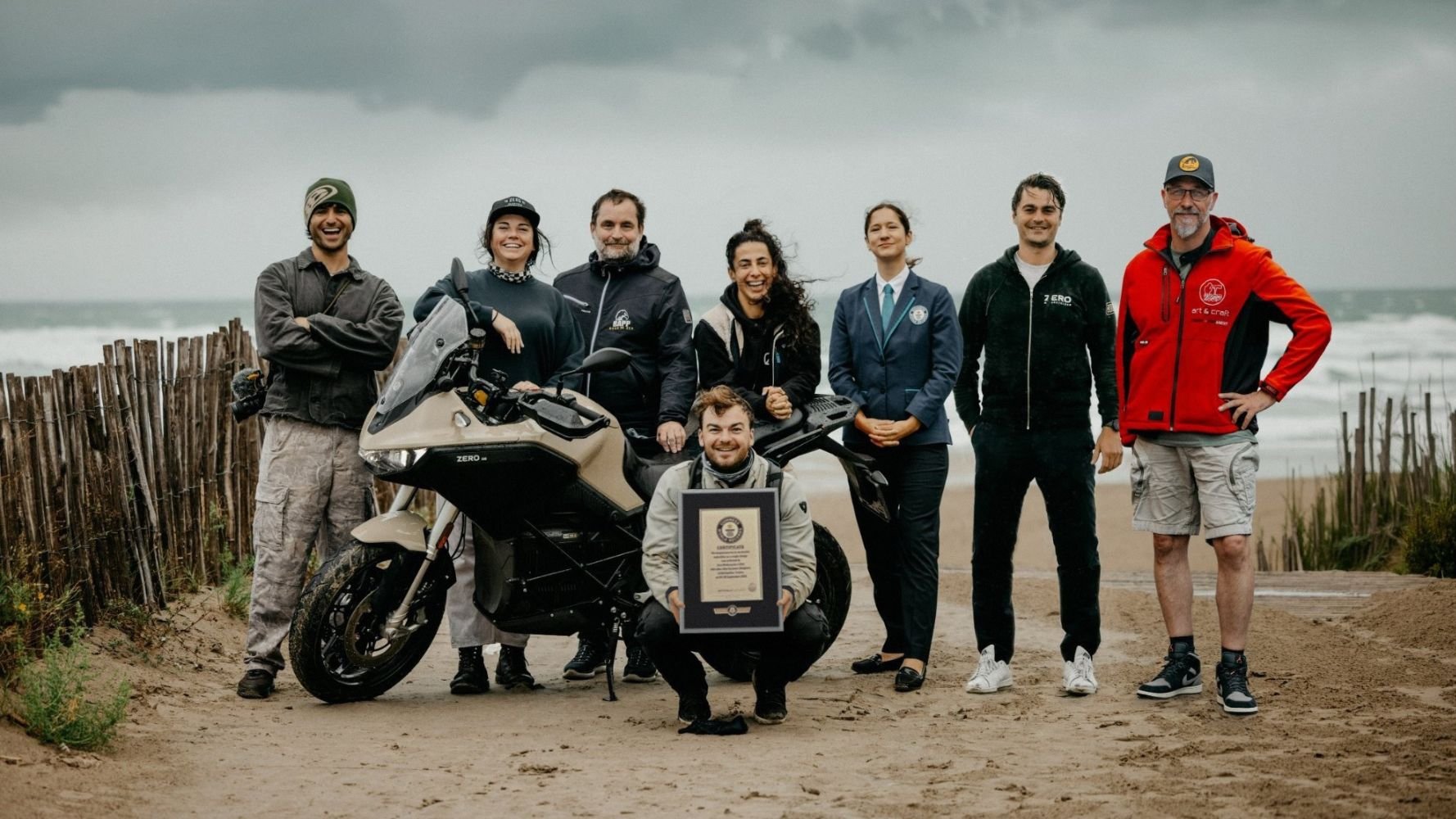 Zero Motorcycles bat le record mondial d'autonomie à moto électrique
