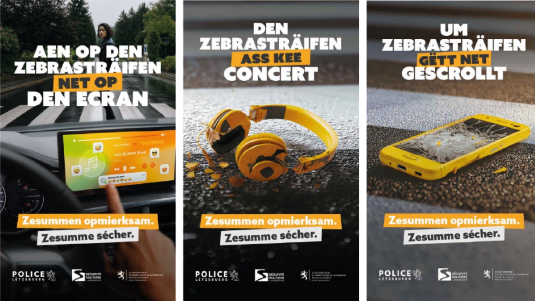 Une campagne de sensibilisation axée sur les passages pour piétonnes et piétons