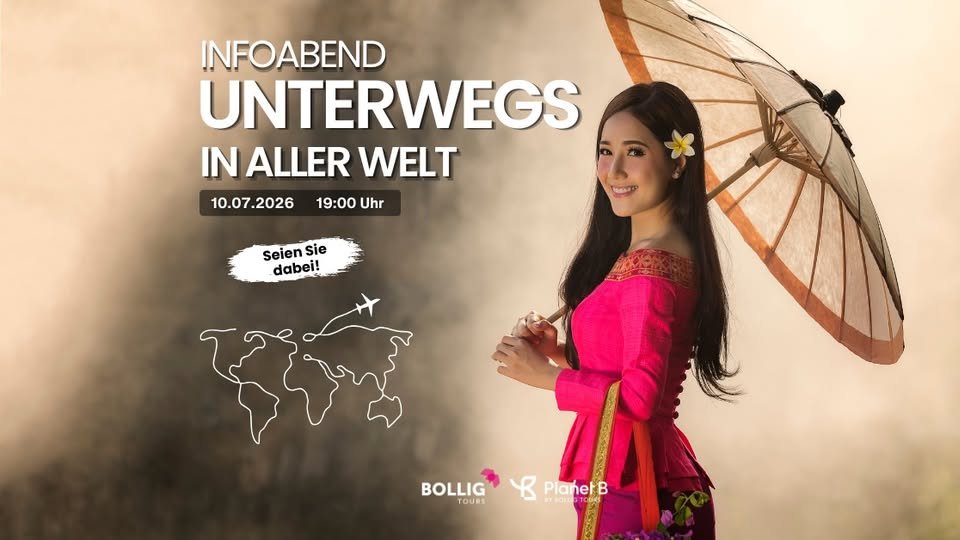 Anmeldung zum Infoabend Unterwegs in aller Welt