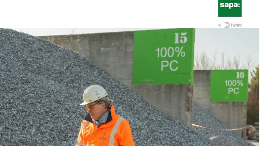 Systems SAPA achieves even lower carbon footprint for its aluminium building