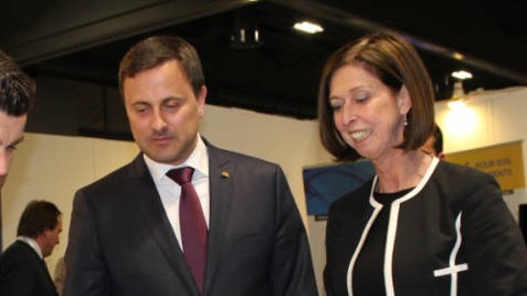 Xavier Bettel et Lydia Mutsch au IHE-Europe Connectathon
