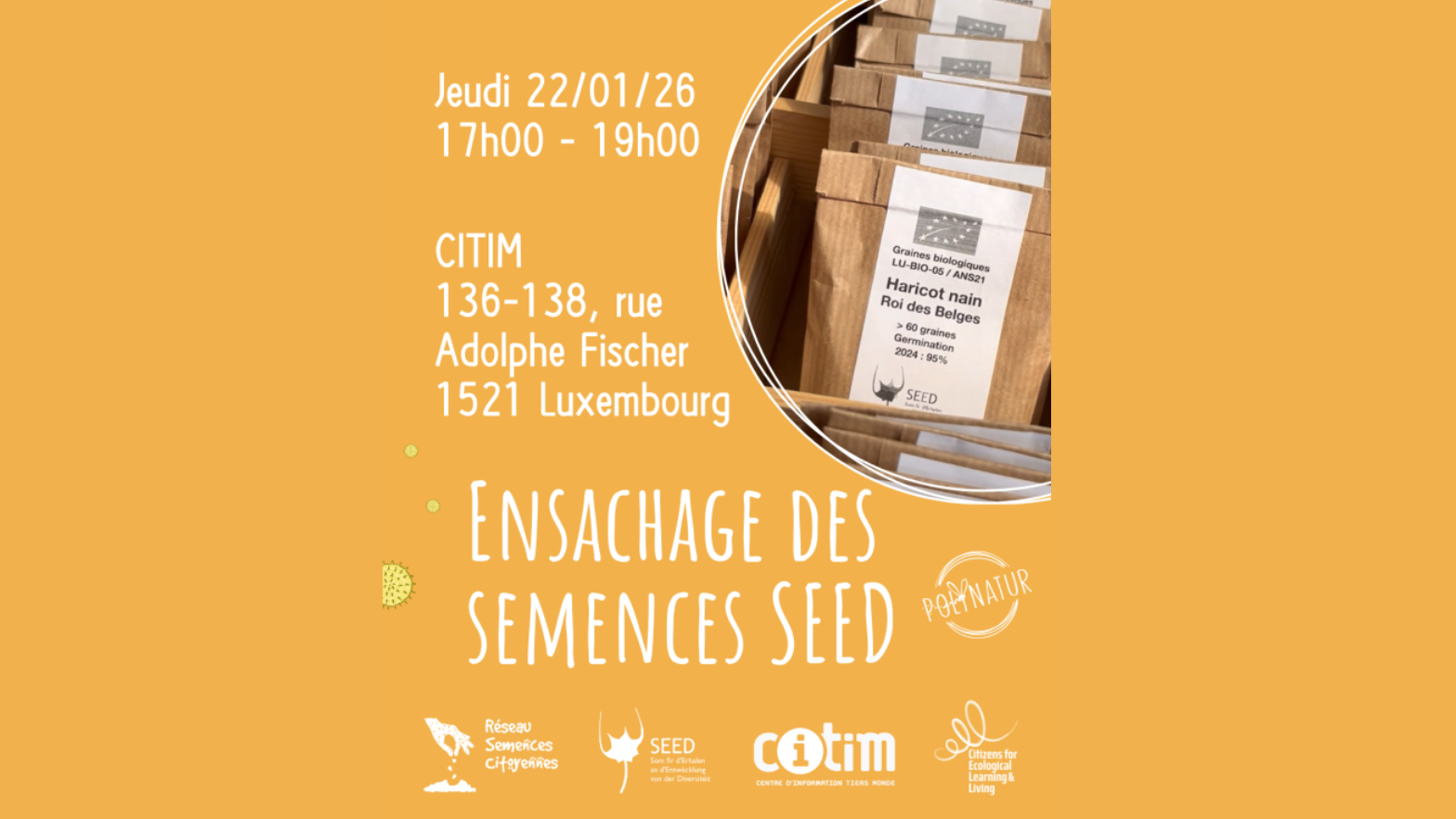 Conditionnement de semences SEED au CITIM
