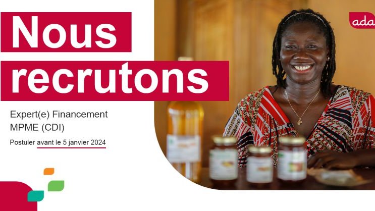 Expert (m/f) Financement MPME / ADA