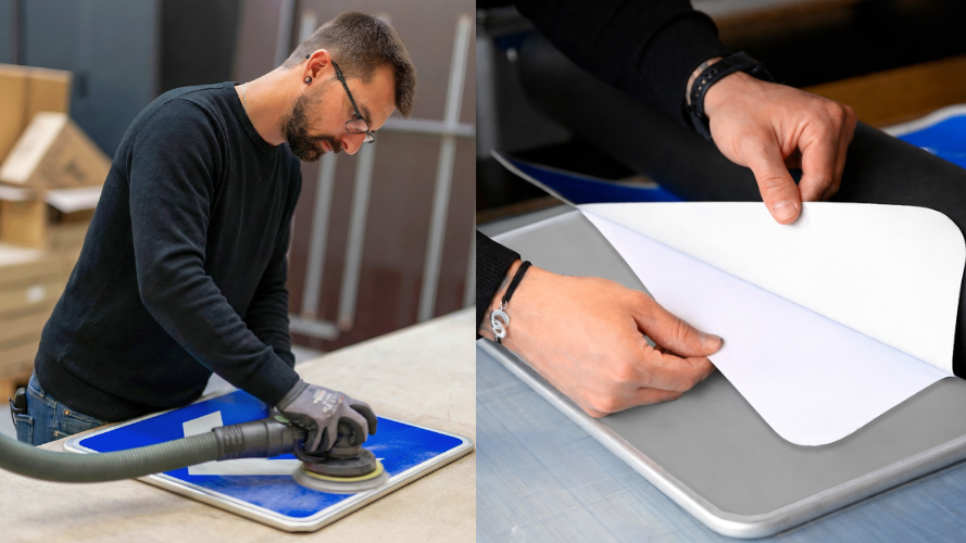 Grün Signalisation mise sur le reconditionnement des panneaux