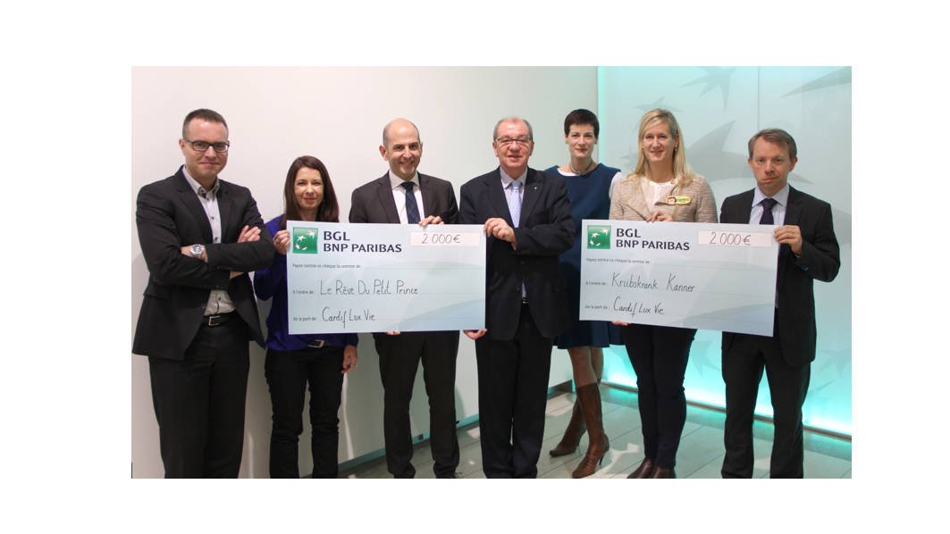 Cardif Lux Vie soutient les actions d'associations luxembourgeoises