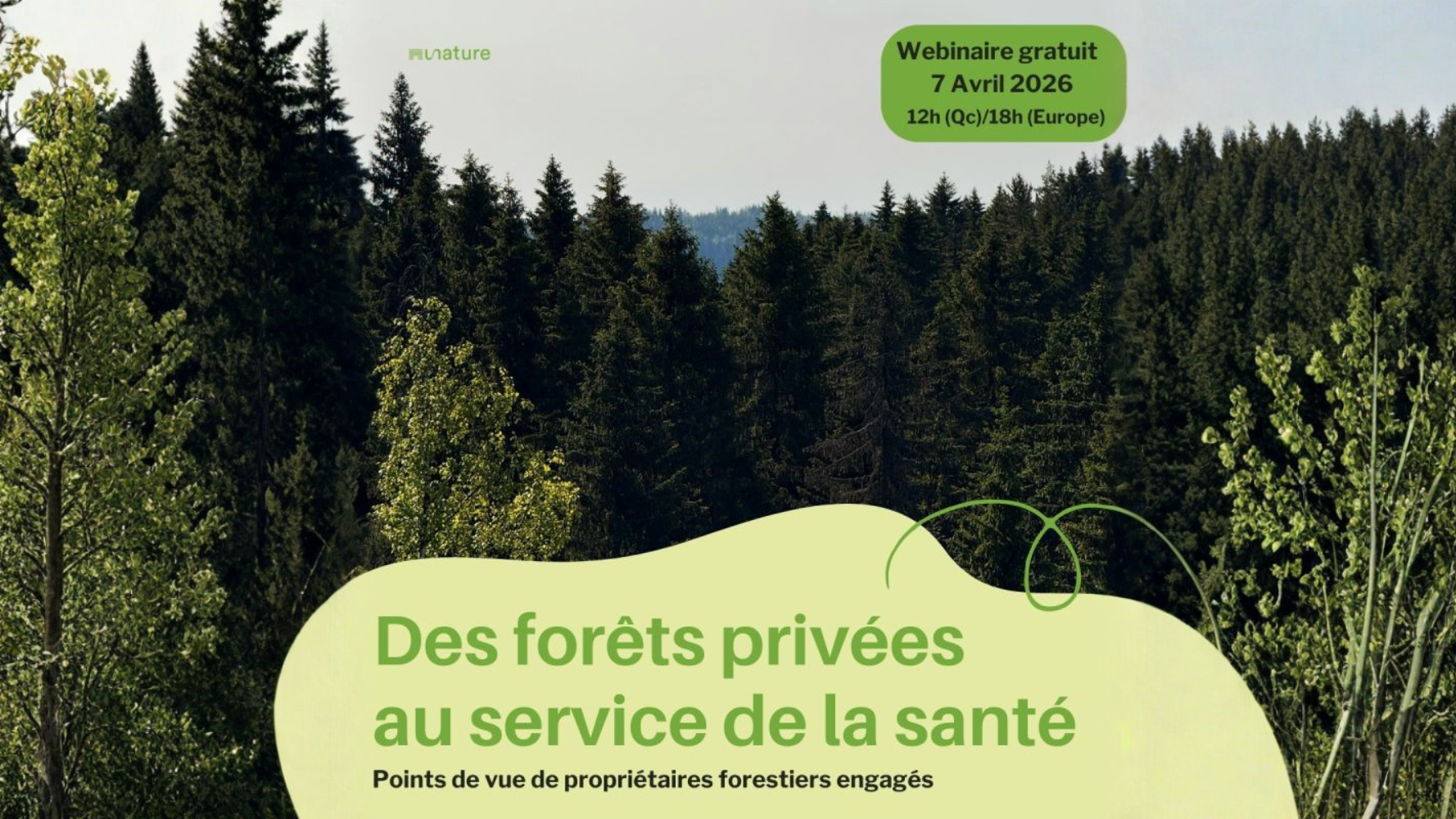 Webinaire - Des forêts privées au service de la santé