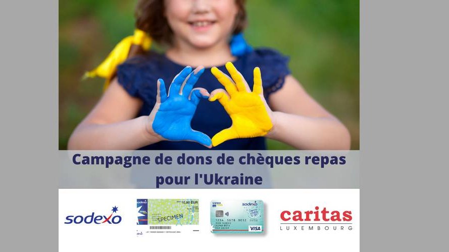 Campagne de dons de chèques repas pour l'Ukraine