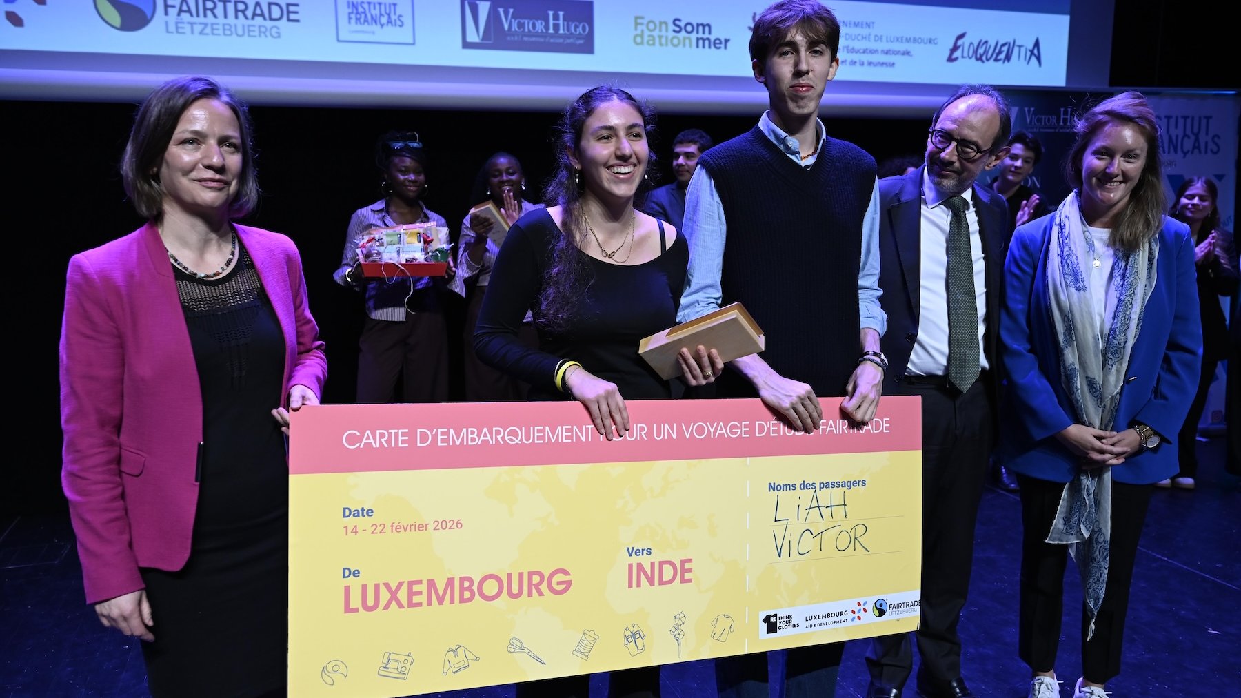 Les lauréats du concours d'éloquence Victor Hugo 2025