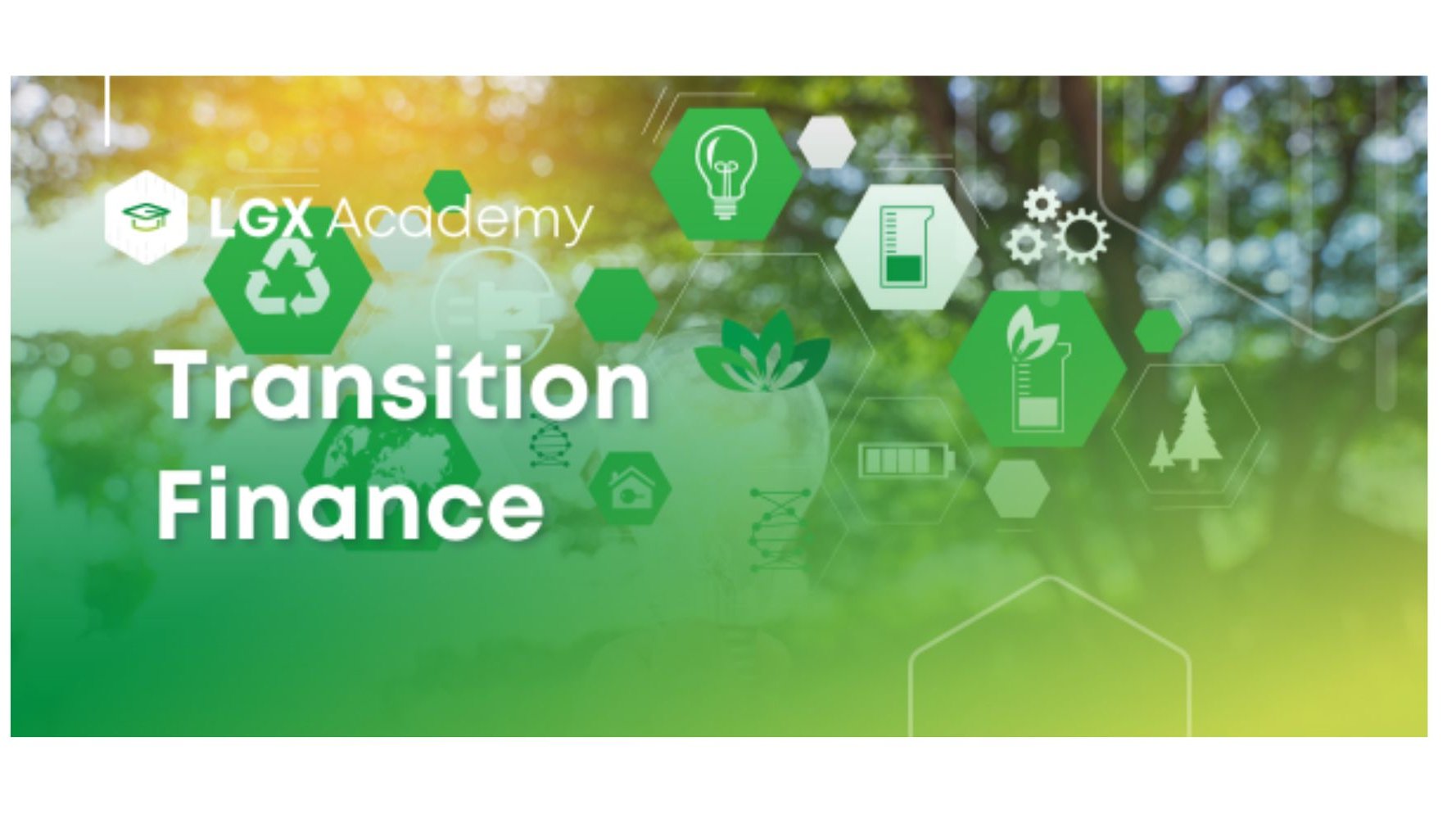 2-hour class on Transition Finance with LGX Academy