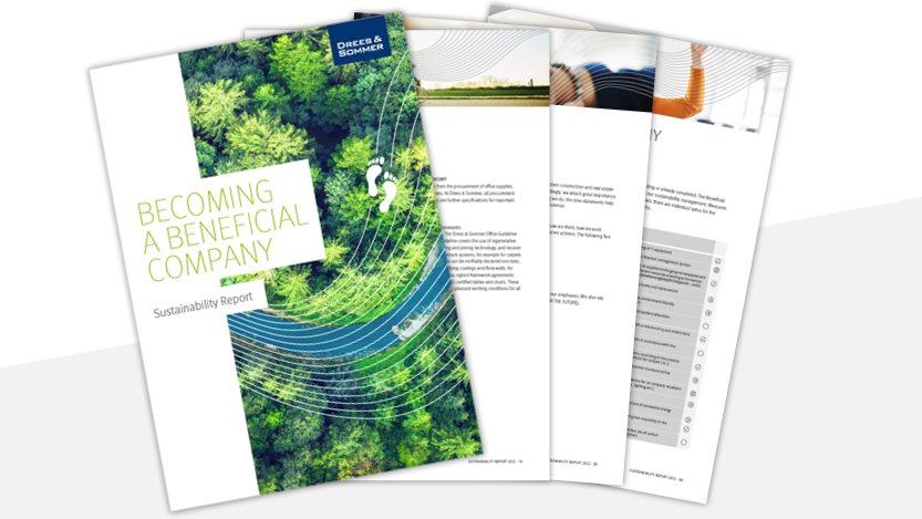 Drees & Sommer publie son nouveau rapport de durabilité