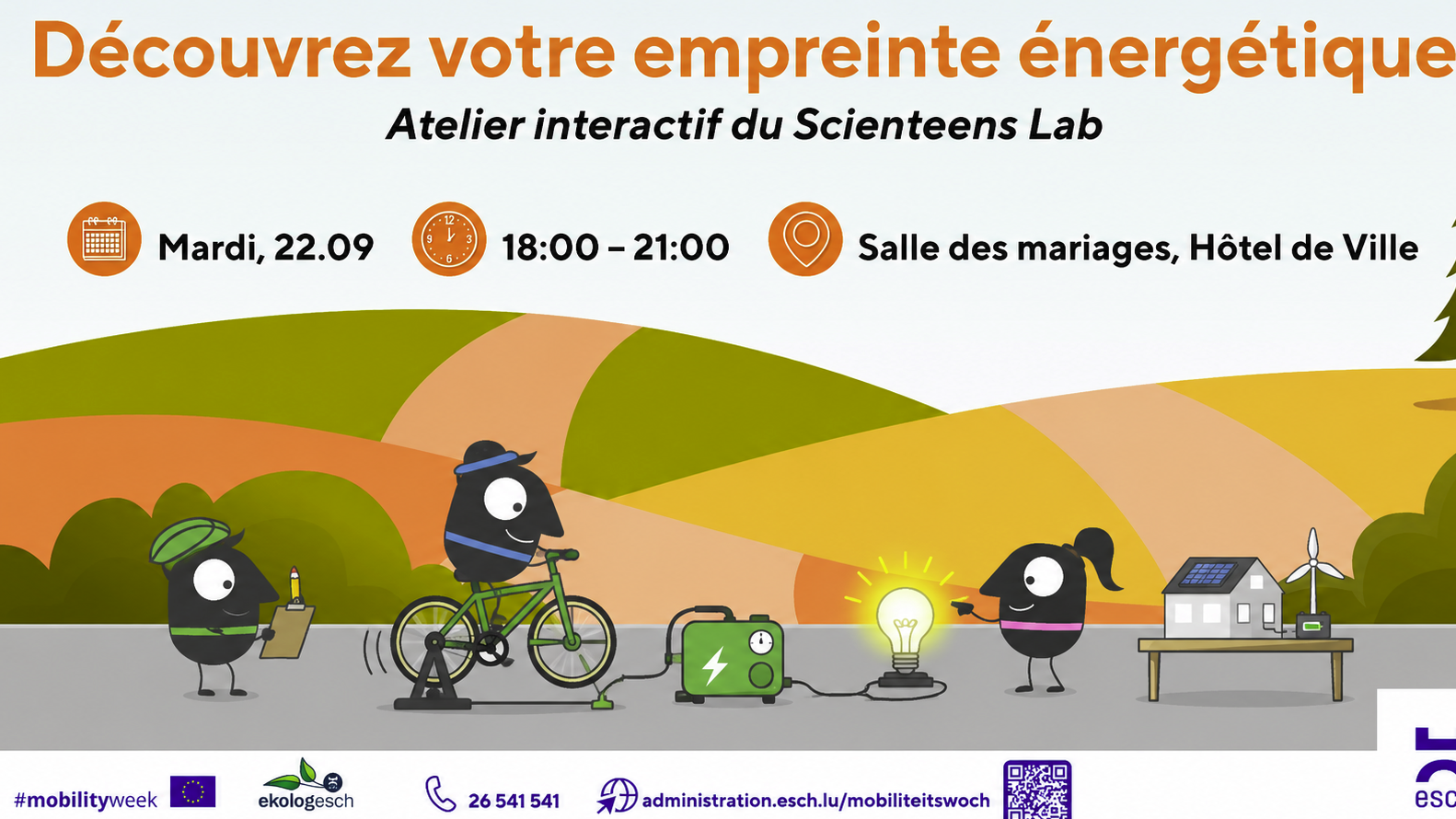 Evénement Atelier : découvrez votre empreinte énergétique