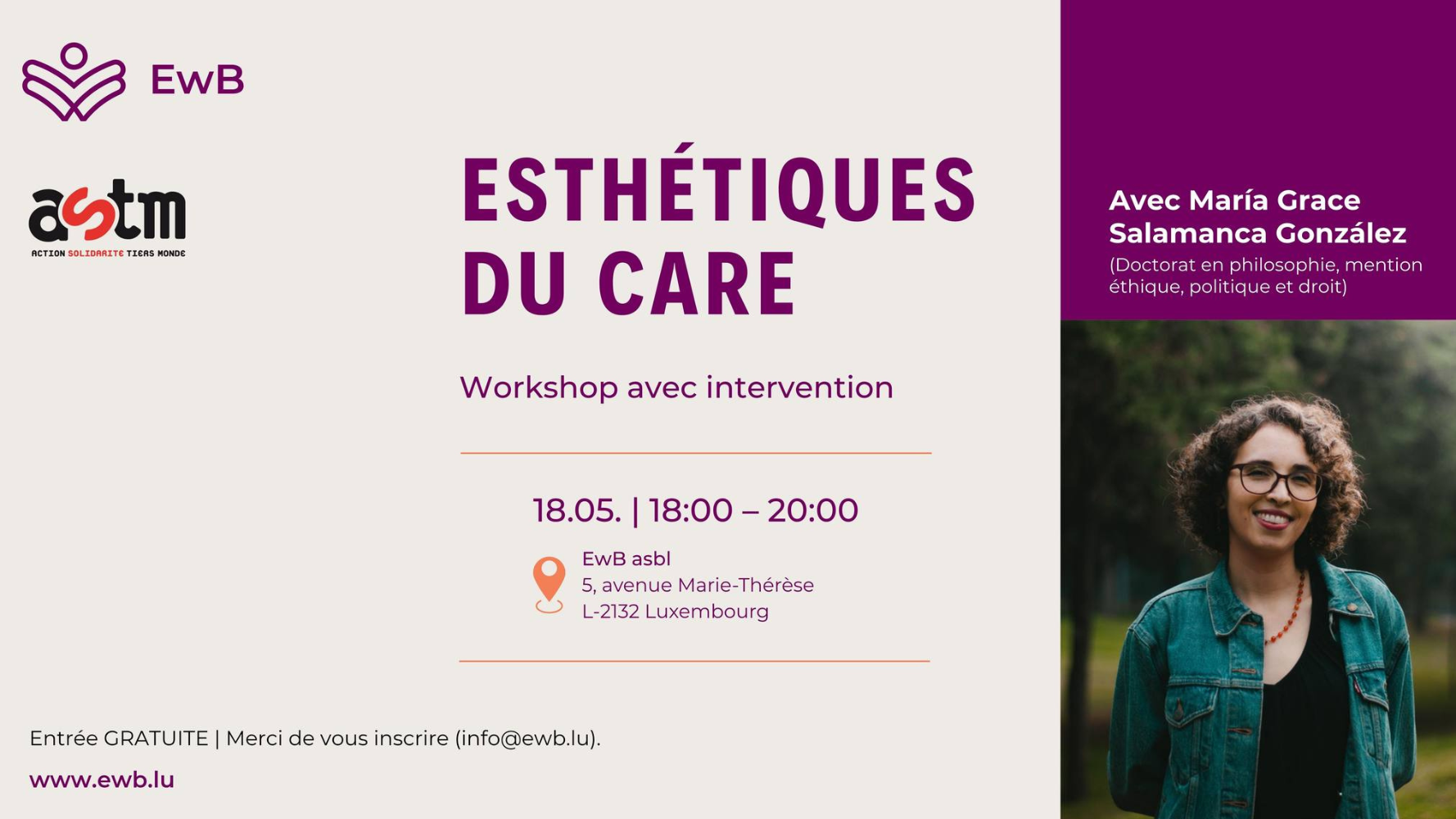 Esthétiques du care - Workshop avec intervention